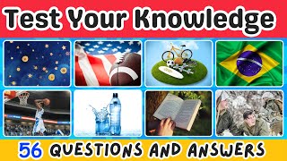 How Good Is Your General Knowledge 🤯🧐 56 Challenging Questions 💪 quiz questions trivia [upl. by Amuwkuhc]