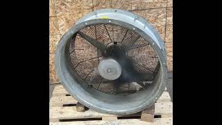 Flakt Woods short cased condenser cooling fan 2speed motor higher speed run [upl. by Suiram]