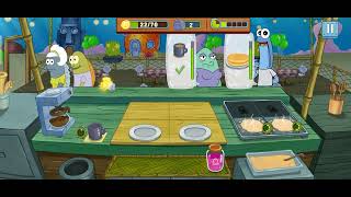 Spongebob Patrick Star Squidward Tentacles Mr Krabs Sells Krabby Patties Gameplay [upl. by Paten684]