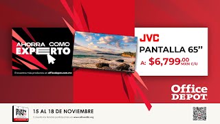 Pantalla JVC Smart Roku Frameless 65” a 679900 MXN cu [upl. by Audi109]