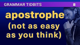 Using apostrophes in contractions and possessives  Grammar and Style Tidbits 8 [upl. by Bartholomew695]