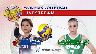 NCAA Season 99  Letran vs Benilde Women’s Volleyball  LIVESTREAM  Replay [upl. by Selim]