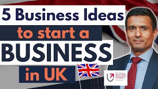 5 business Ideas to start a Business in UK  Self Sponsorship Visa  Business Ideas [upl. by Semajwerdna]