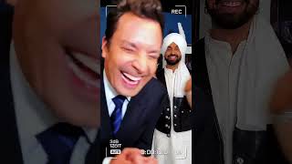 Diljit dosanjh Dosanjh Jimmy fallon  Diljit song in kalki  Diljit The Tonight show  shorts [upl. by Telfore]