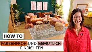 Farbenfroh und gemütlich einrichten  How to  INTERIYEAH [upl. by Sirtimid]