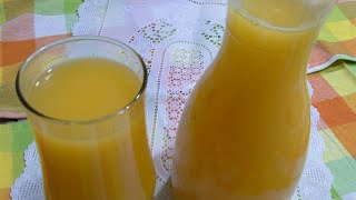 عصير طبيعي 100  بالجزر والبرتقال من مطبخ سلسبيل  Jus naturel 100  carottes oranges [upl. by Aikemat]