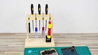 How to make a Magnetic Screwdriver Holder [upl. by Shae244]