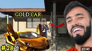 MY NEW GOLD CAR FOR GIFT MICHAEL  GTA 5 GAMEPLAY 28 TechnoGamerzOfficial [upl. by Nahttam]