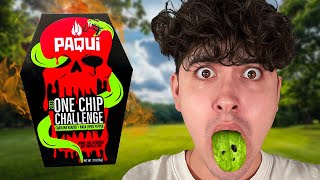 I Ate The 2023 One Chip Challenge [upl. by Ynnelg]