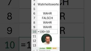 Logik und WENN in Excel [upl. by Ytsihc]