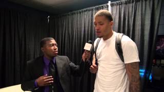 Heat Forward Michael Beasley Interview with Mr Taliaferro [upl. by Iddet]