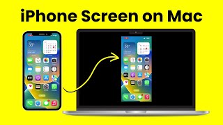 Mirror iPhone Screen to MacBook  iPhone to Mac Screen Sharing [upl. by Karia933]