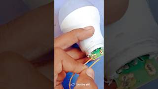 9 wat led holder repair viralshort trendingshorts youtubeshort elctronic experiment [upl. by Egwan]