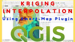 Kriging Interpolation using QGIS [upl. by Eicram]