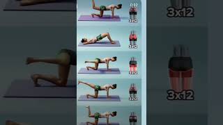 Women legs exercise exercise viralshort shorts workout [upl. by Rossy]