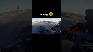 OLD GIRLFRIEND 🤣 ktm duke390 dominar400 rider love bajaj girlfriends ytviral shorts viral [upl. by Euqinahs958]