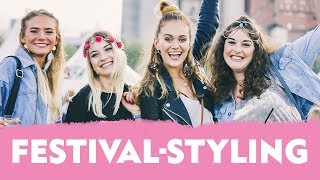 FestivalStyling mit Snukieful auf dem Dockville Festival in Hamburg  NIVEA MEET amp STYLE [upl. by Murrah821]