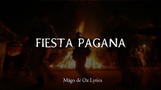 Mägo de Oz  Fiesta Pagana  Letra [upl. by Harcourt]