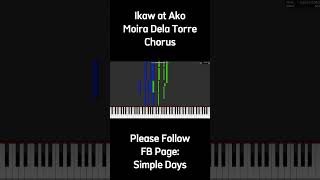 Ikaw at Ako Moira Chorus pianotutorial pianolessons opmsongcover pianocover opm [upl. by Akener]