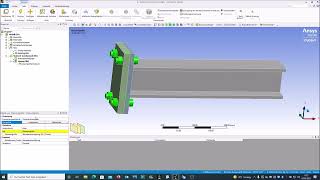 Ansys V14 Schraubenverbindung [upl. by Ecirahc208]