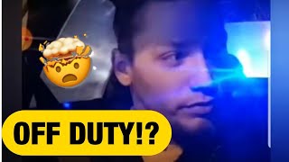 NJ OFF DUTY COP GETS OWNED DURING UNLAWFUL TRAFFIC STOP REAL POLICE DIDNT HELP WOODBRIDGE NJ [upl. by Arim]