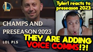 Tyler1 reacts to Preseason 2023 and New Champion  LoL Pls  League of Legends [upl. by Thia881]