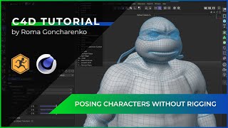 Cinema 4D Tutorial How To Pose Your Unrigged Character NEW [upl. by Eiuqram666]