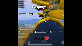 Best M4164x sprays 💥bgmi viralshorts trending youtubeshorts gaming [upl. by Atinaw]