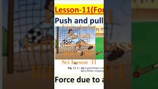 Force and PressureClass 8th NCERT Sci ncert class8 shorts kajal rajani [upl. by Akirre]