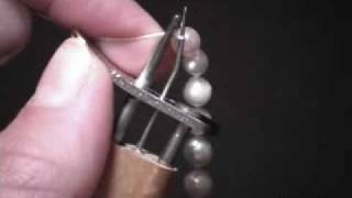 How to Use EZ Knotter Bead And Pearl Knotting Tool [upl. by Orravan]