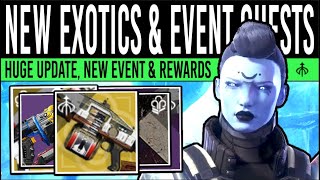 Destiny 2 NEW EVERVERSE EXOTICS amp FREE LOOT Wish 6 Event Quest Prophecy Loot amp Patch 5th March [upl. by Esinahs475]