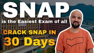 SNAP is the easiest exam of all  30 days to SNAP [upl. by Aisercal]