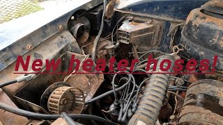 1952 Ford Gets New Heater Hoses And More [upl. by Eannyl]