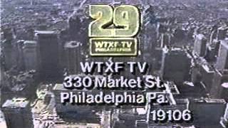 WTXF Sign On 1988 [upl. by Toney]