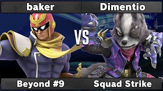 baker vs Dimentio  Squad Strike  Beyond 9 [upl. by Joette]