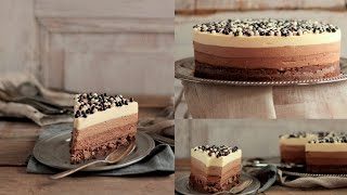 Gateau 3 chocolat 🍫كاطو كلاصي رائع بطريقة بسيطة و بكل احترافية [upl. by Nevin]