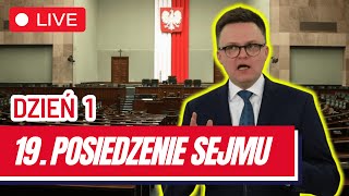 🔴19 posiedzenie Sejmu RP dzień pierwszy 9 października 2024  Transmisja na ŻYWO z obrad Sejmu 🔴 [upl. by Laicram438]