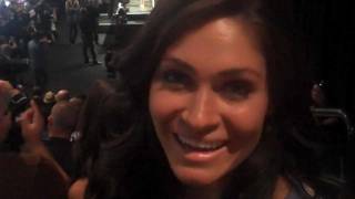 Miss Hooters International Lindsey Way at UFC WeighinMP4 [upl. by Edijabab]