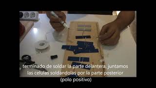 COMO CONSTRUIR UN MINI PANEL SOLAR CASERO CARGADOR SOLAR PORTABLE BARATO PARA MOVIL PARTE 1 DIY [upl. by Hagar112]