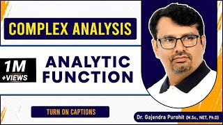 Complex Analysis  Analytic Function  Cauchy Riemann Equation BY GP sir [upl. by Bigg]