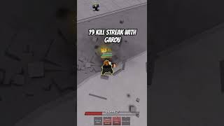 19 kill streak with GAROU 🤯😎 roblox viral thestrongestbattlegrounds [upl. by Ansell]