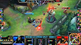 NA LCS Woche 6 Tag 1  TSM vs Dignitas [upl. by Gen460]