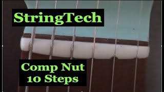 How To Make Guitar Comp Nut  10 Steps By Guitar Repair StringTech [upl. by Debora]