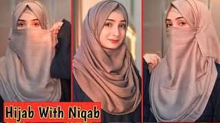 Summer Special Lawn Hijab Style  Full Coverage Layered Niqab tutorial DrSidra9oor [upl. by Joshia]