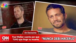 Paul Walker SÍ está vivo Nos revela porque fingió su muerte ENTREVISTA 2014 [upl. by Ardnuasal]