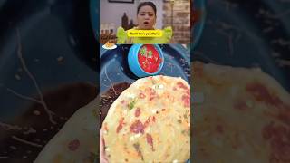 Bhartis Favorite Cheese🧀Garlic🧄spice🌶Paratha🤤 celebrityrecipe bhartisingh parathalovers shorts [upl. by Laehpar]