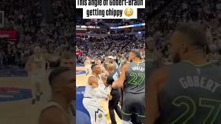 Russell Westbrook CHARGES at Rudy Gobert After Braun’s Dunk 😳👀 shorts [upl. by Naoj809]