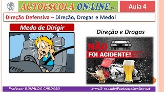 27 DIREÇÃO DEFENSIVA  Técnicas de Pilotagem Motocicletas Dirigindo à noite Frenagem de Emergência [upl. by Tsnre899]