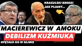 FURIA MACIEREWICZA – KUŹMIUK BUDUJE POMNIK OBAJTKA❗️GŁUPOTA KRASULSKIEGO I PATOLOGIA BOHATEREM PiS [upl. by Enellij]