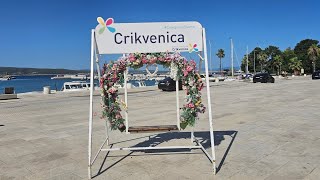 CRIKVENICA CROATIA 🇭🇷 4k Walking Tour 60 fps HDR [upl. by Ahsikahs]